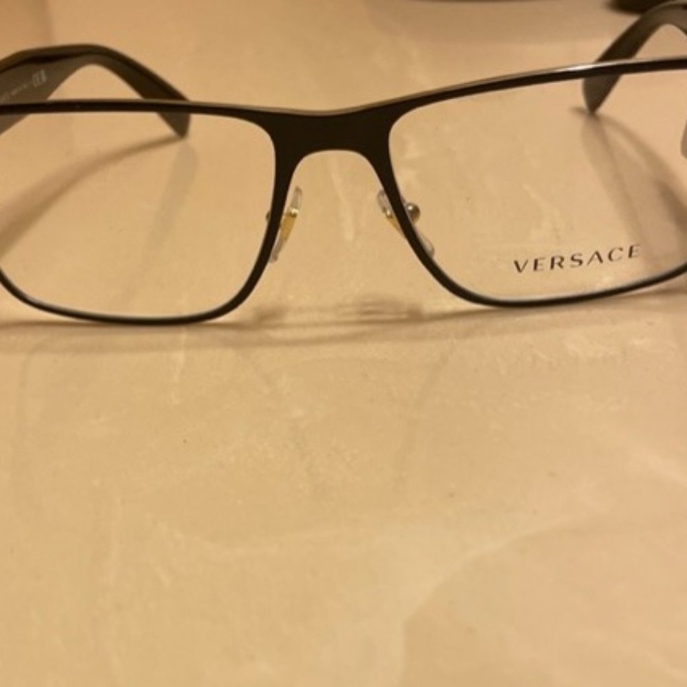 Versace Men Glasses Frames Blk/gold